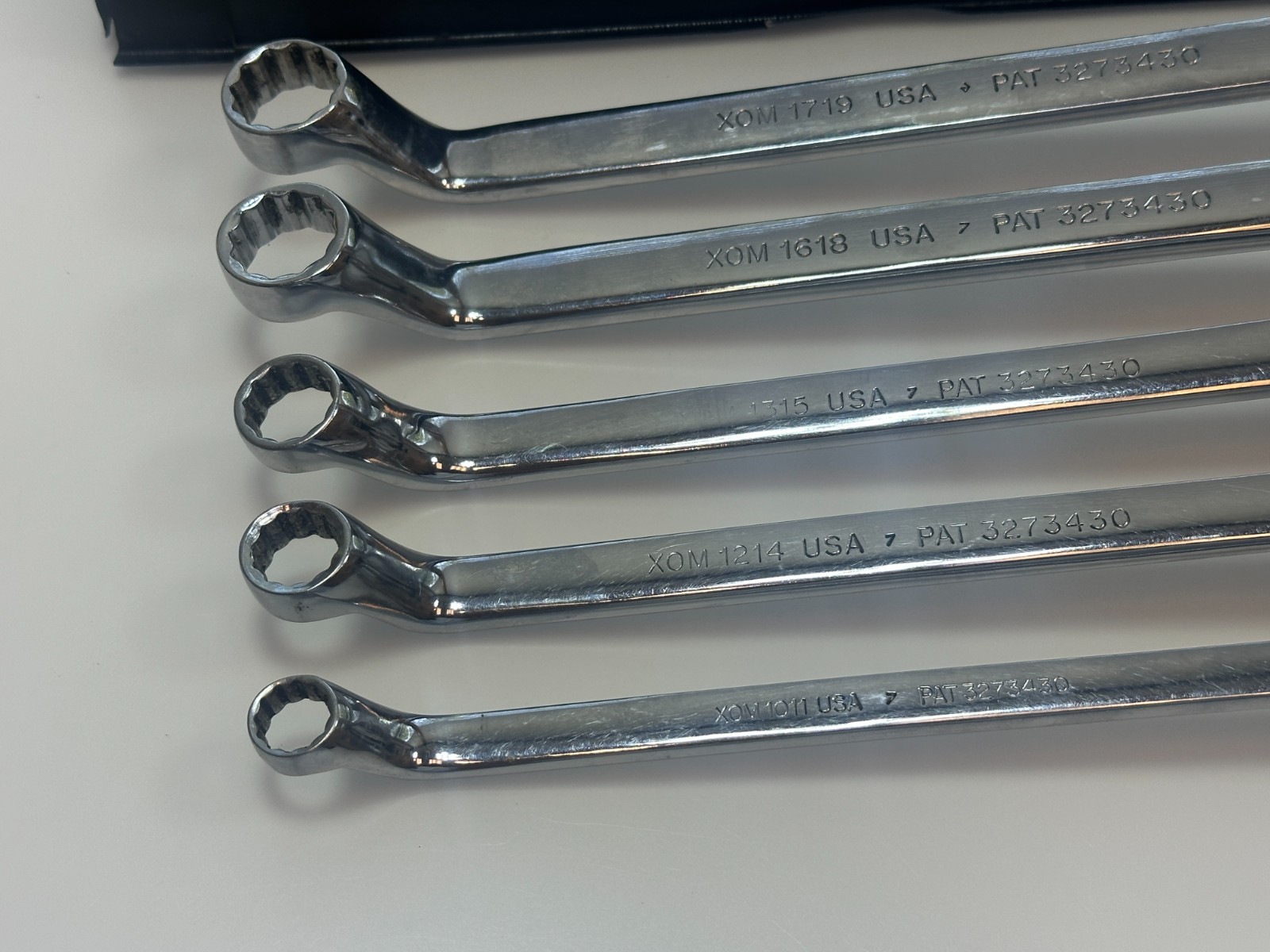 🇺🇸 Snap-on Tools 5pc Metric 60° Deep Offset Double Box End Wrench Set, XOM605