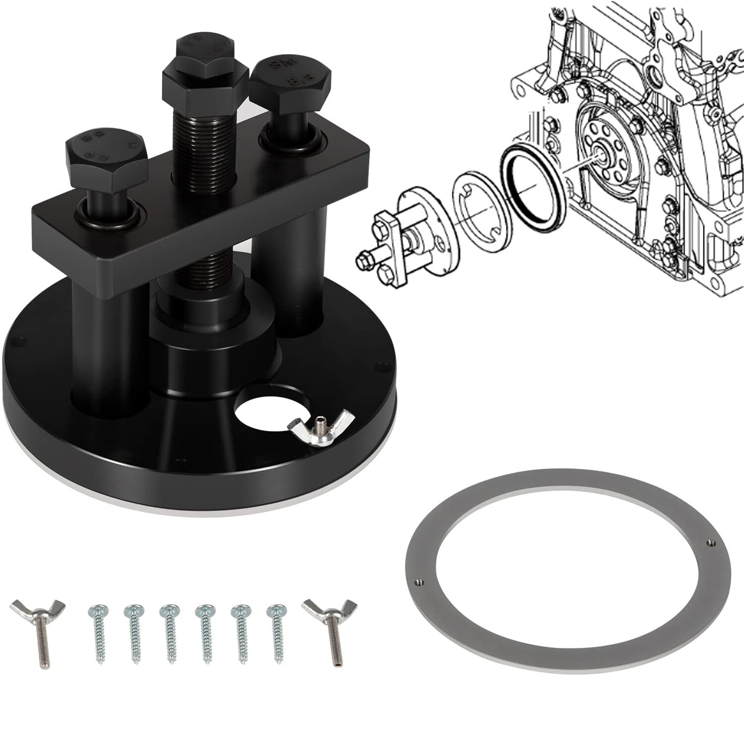 W541589023300 Front Crankshaft Oil Seal Remover Installer for Detroit DD13,DD15