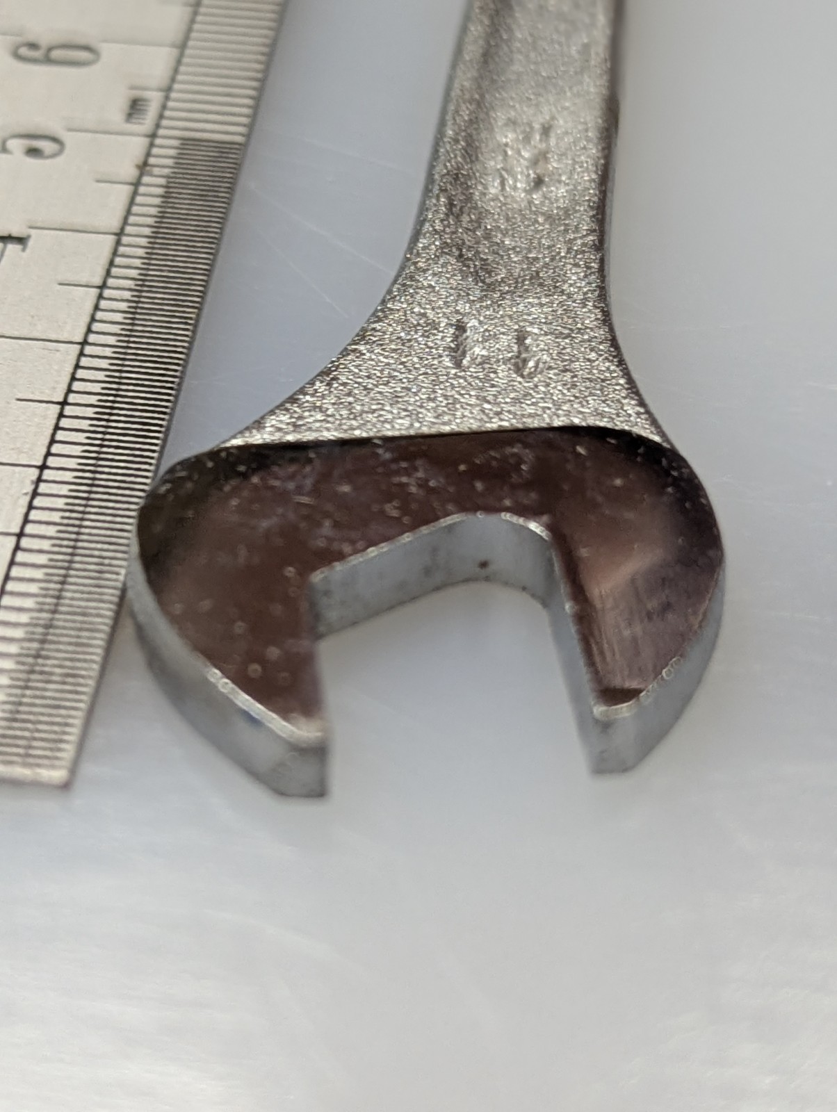 Two – Vintage ETERNUM Brand #522 metric Open-end Wrench 10mm and 11mm