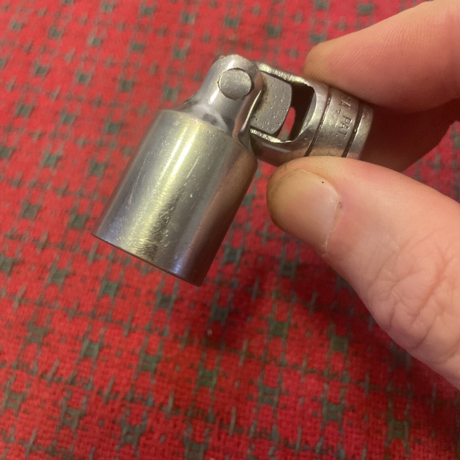 Vintage Snap On 11/16 Deep Swivel Socket 6pt FSU22 3/8” Drive 🇺🇸