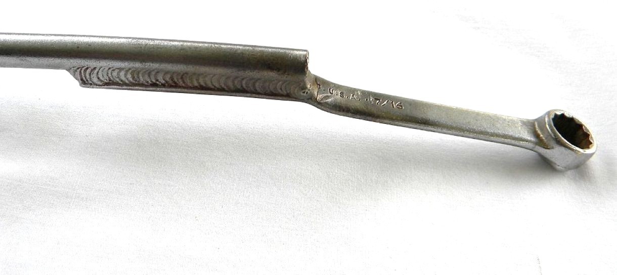 UNIQUE HANDMADE CUSTOM WELDED EXTRA STURDY 7/16″ ENCLOSED BOX WRENCH 13″ LENGTH