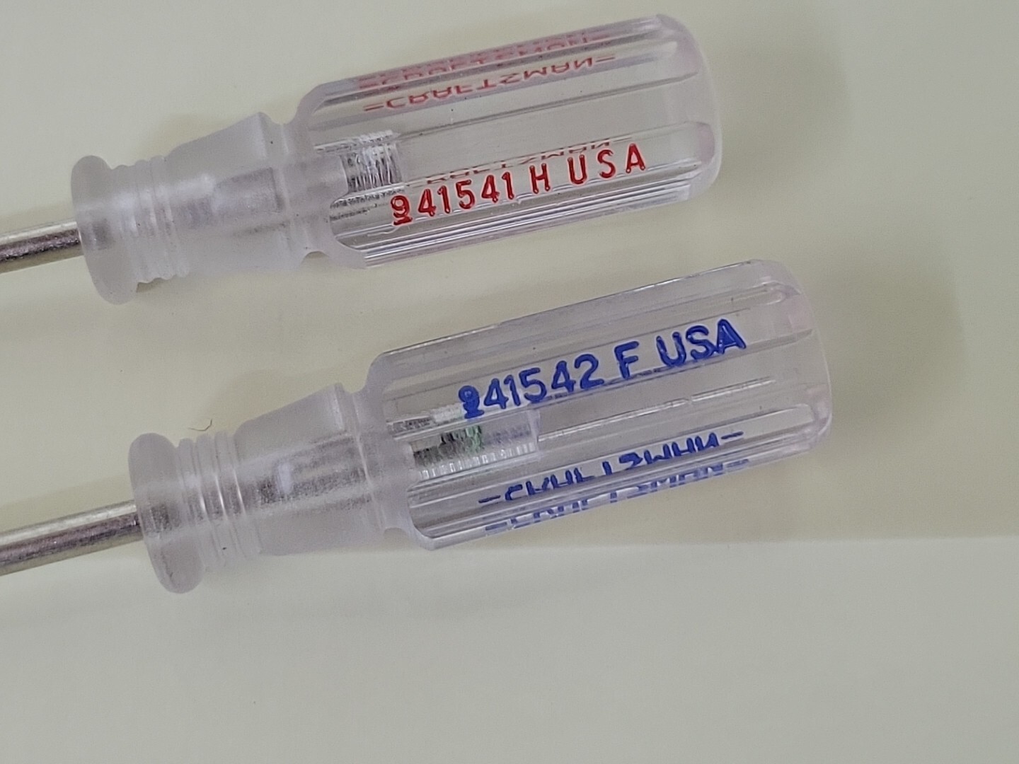 Craftsman Small Mini Phillips Flat Slotted Screwdriver Set 41541 41542 NOS USA