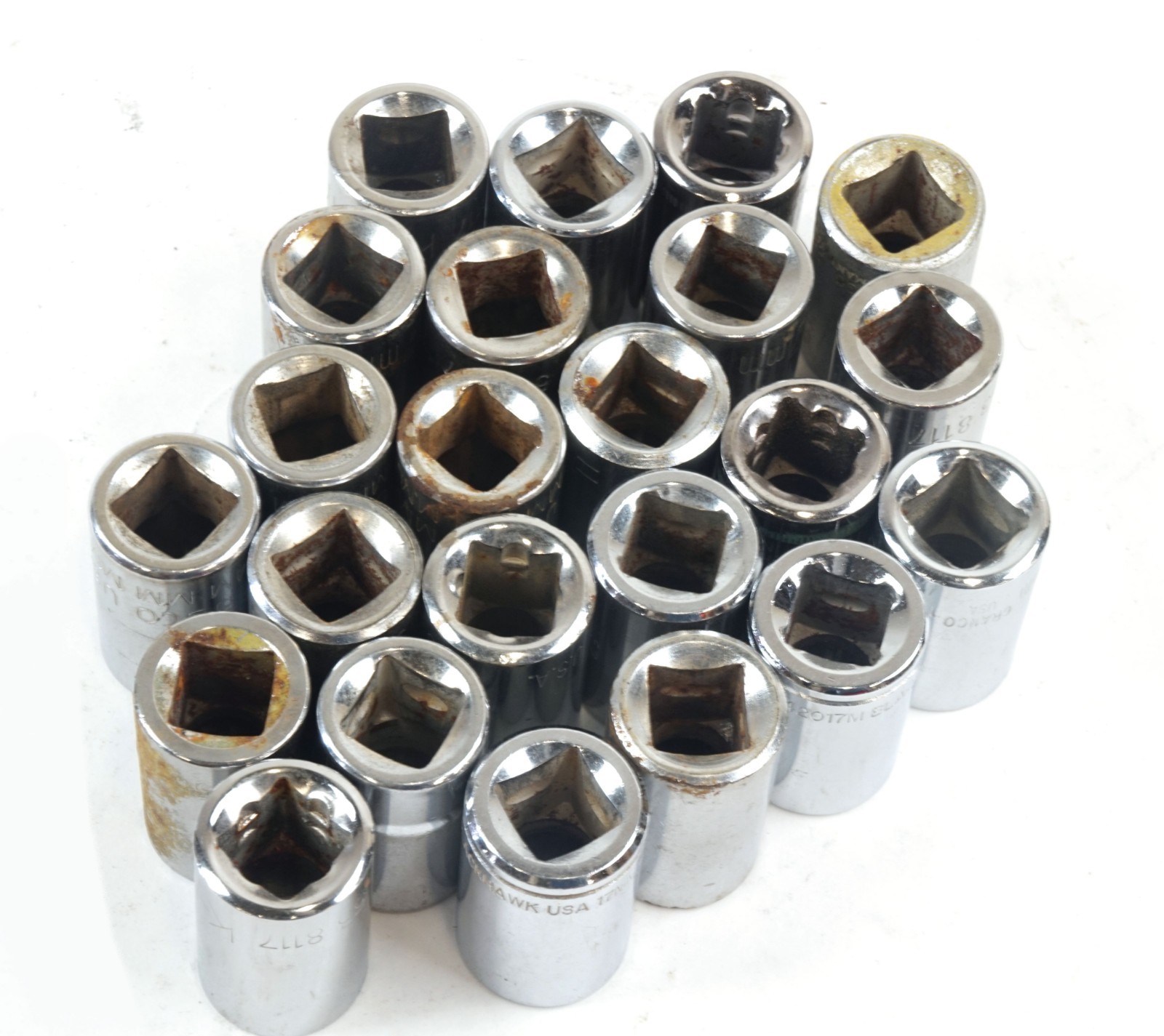 Assorted Brands 17MM Metric Standard Socket 1/2″ Drive KD Proto Craftsman 12 PT