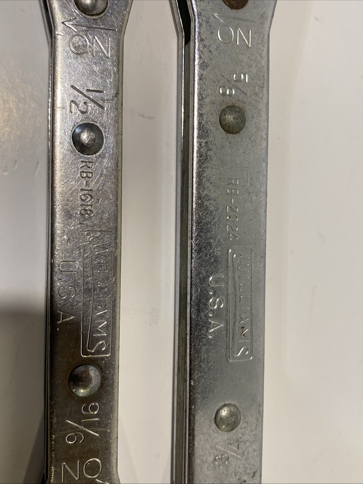 Williams USA ratcheting wrenches RB-2024 & RB1618