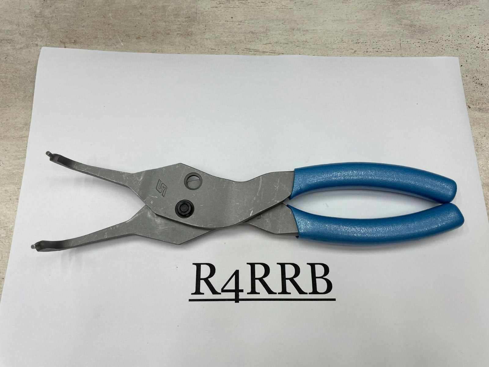 Snap-on Tools USA NEW 3pc PEARL BLUE Soft Grip .090 Tip Snap Ring Pliers Lot Set