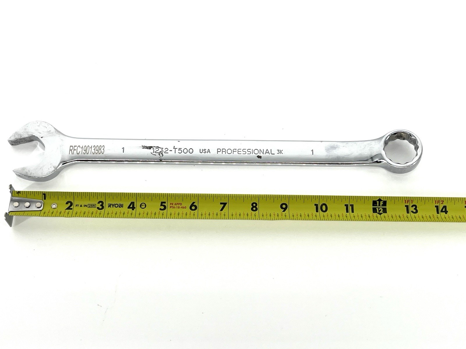 PROTO 1” 1232-T500 COMBINATION WRENCH ANTI-SLIP DESIGN