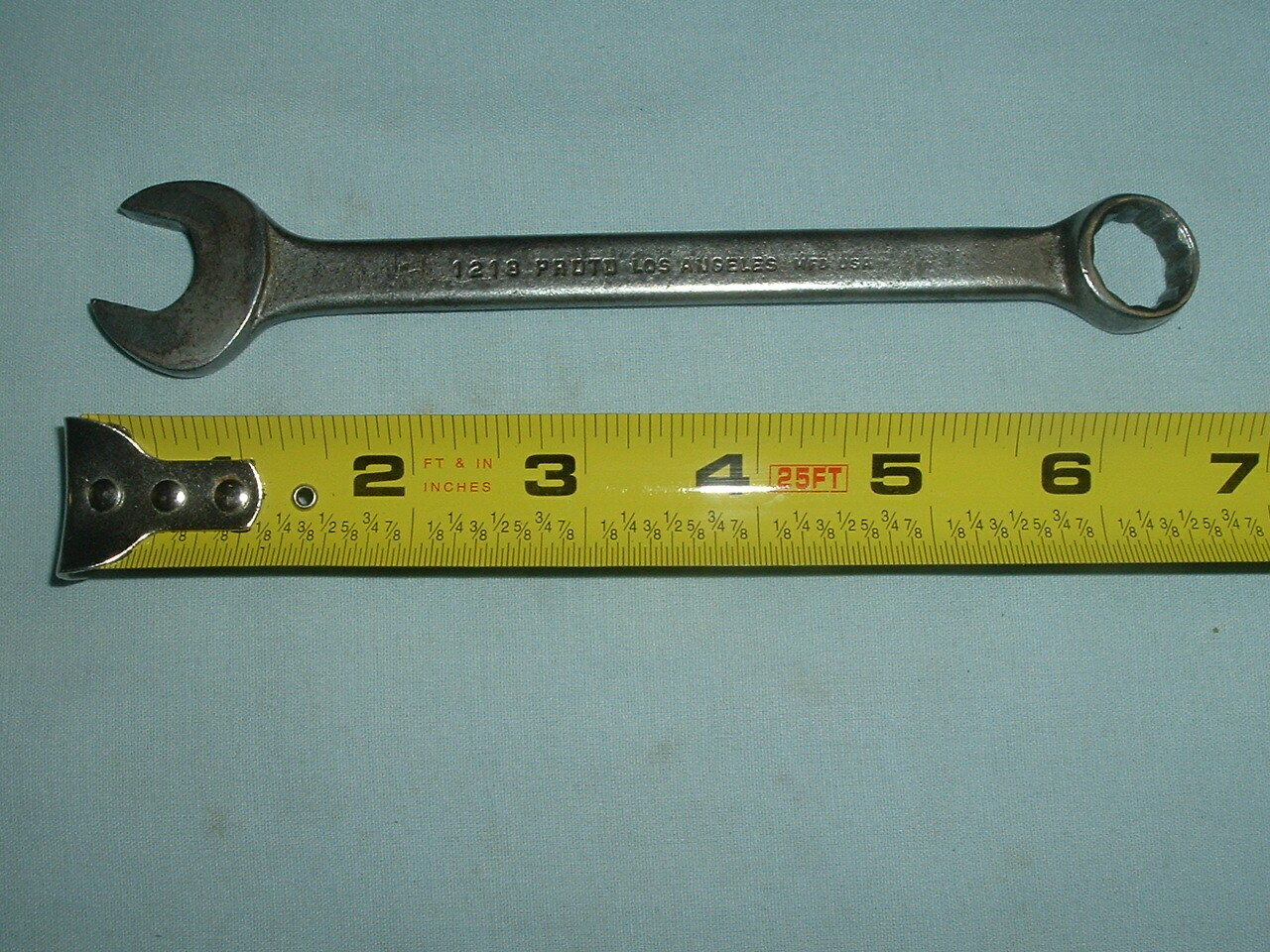 VINTAGE PROTO TOOLS #1218 SAE 9/16″ INCH COMBINATION WRENCH 12 POINT MFD.U.S.A