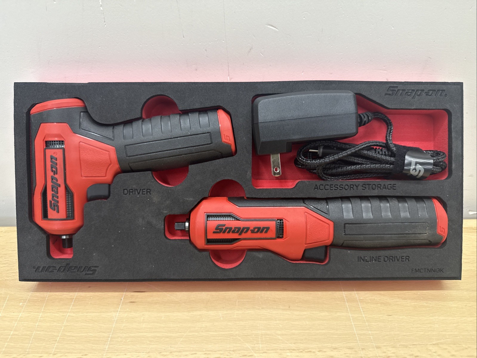 Snap On Tools FMCTNN23K Nano/Axcess Tool Kit Red Foam 1/4drive 2pc