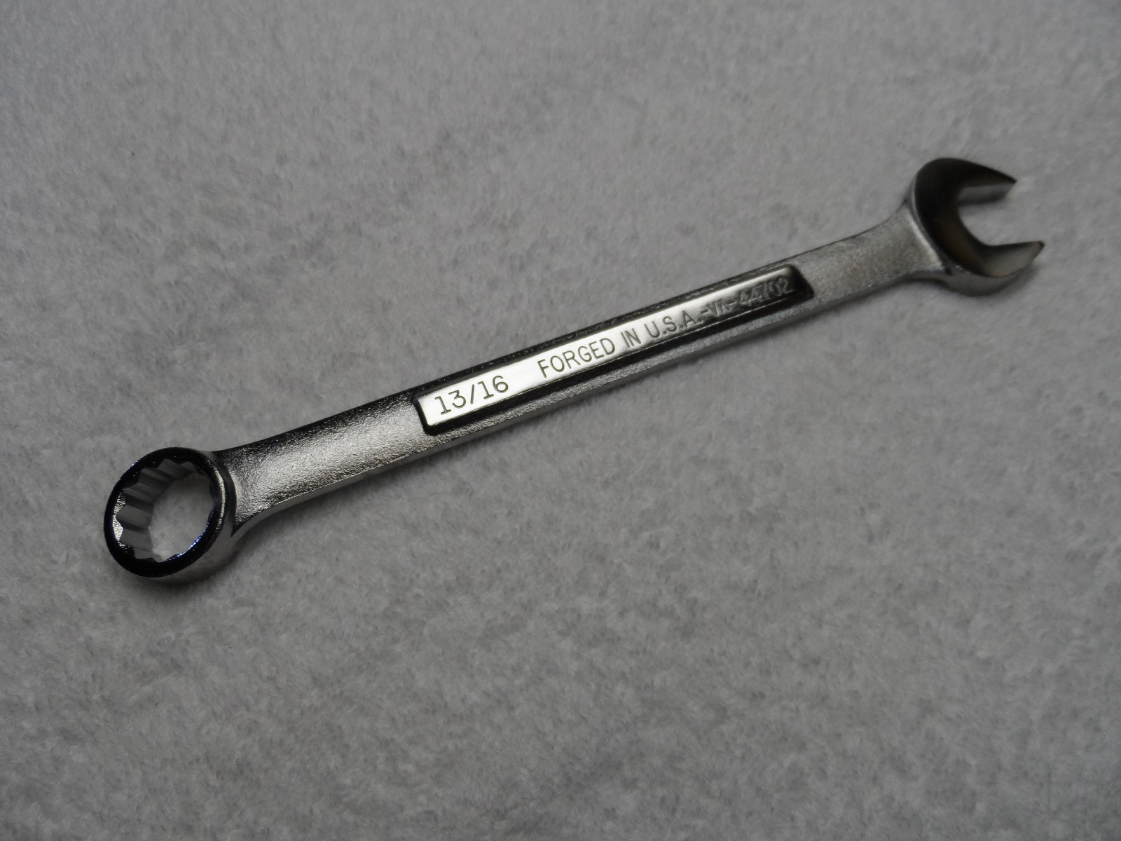 Craftsman SAE Satin Combination Wrench, 12pt, USA NOS, 13/16″ – Part # 44702