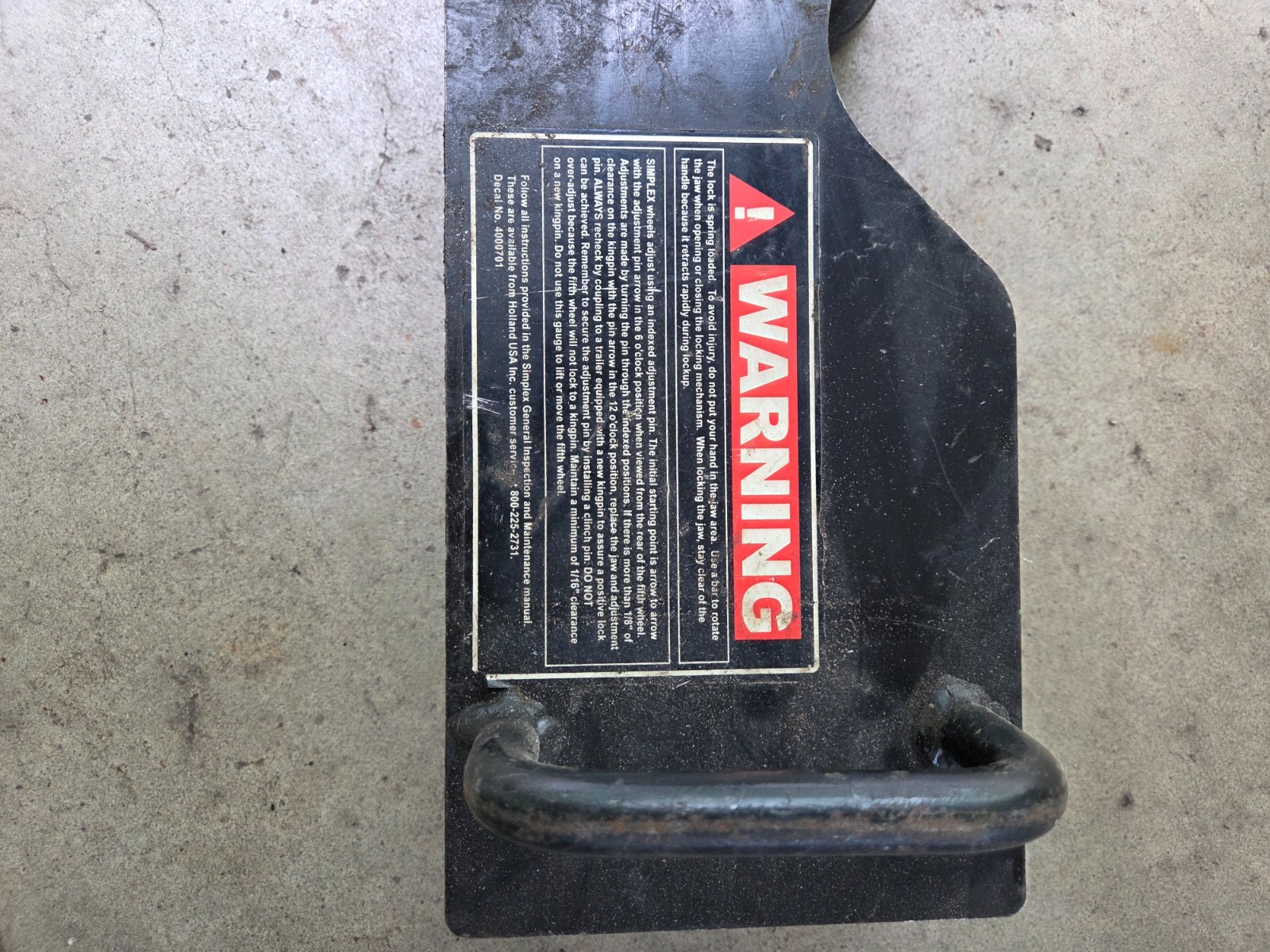 HLD4000171The SAF-HOLLAND / Simplex part number 4000171 (cross-referenced as the