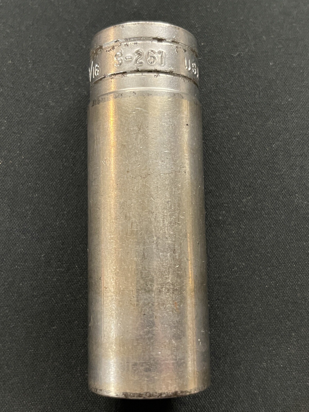Snap-On Tools USA 1/2″ Drive 12pt 13/16″ SAE Deep Chrome Socket S-261