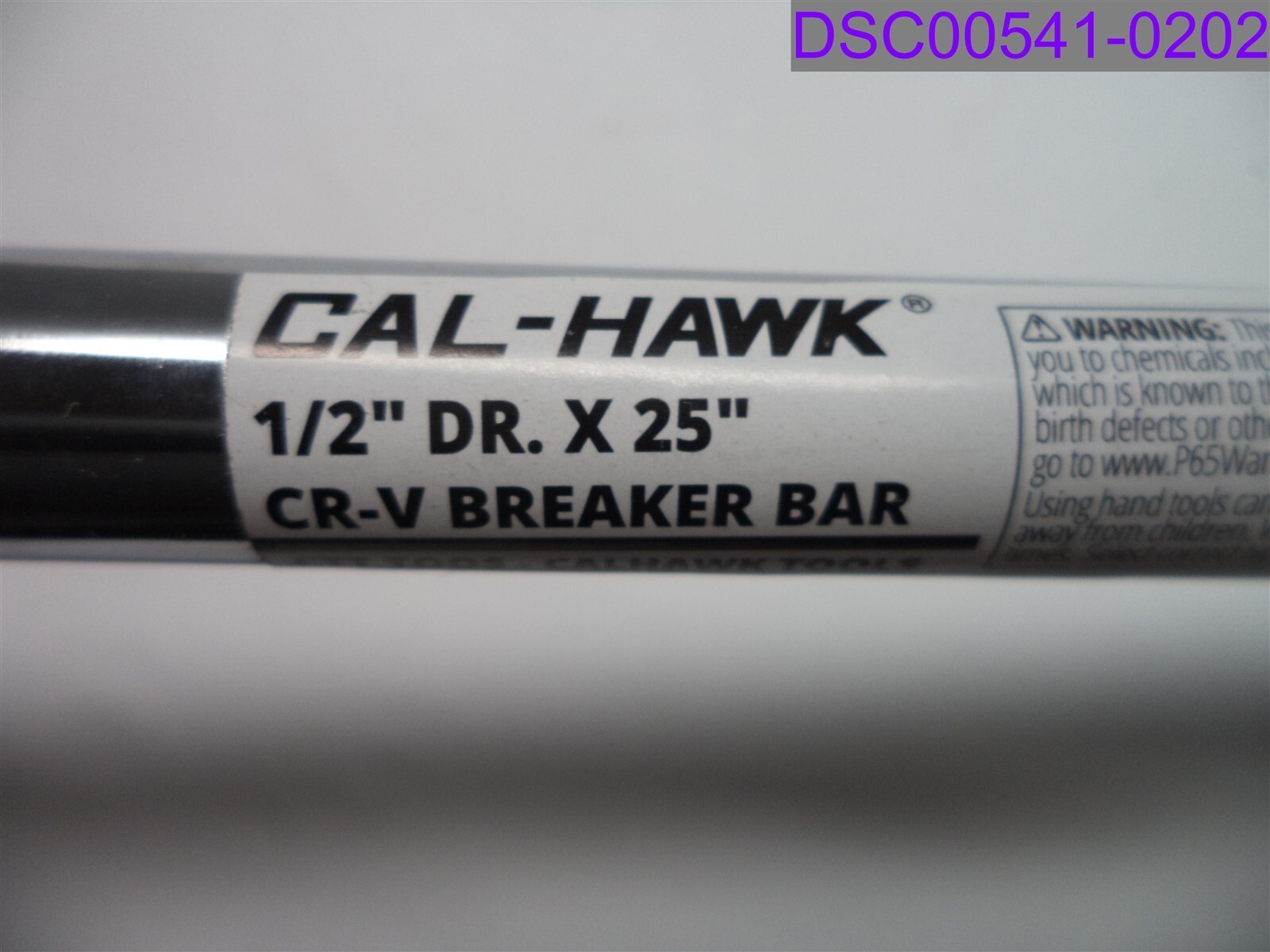Cal-Hawk 1/2″ DR. x 25″ CR-V Breaker Bar