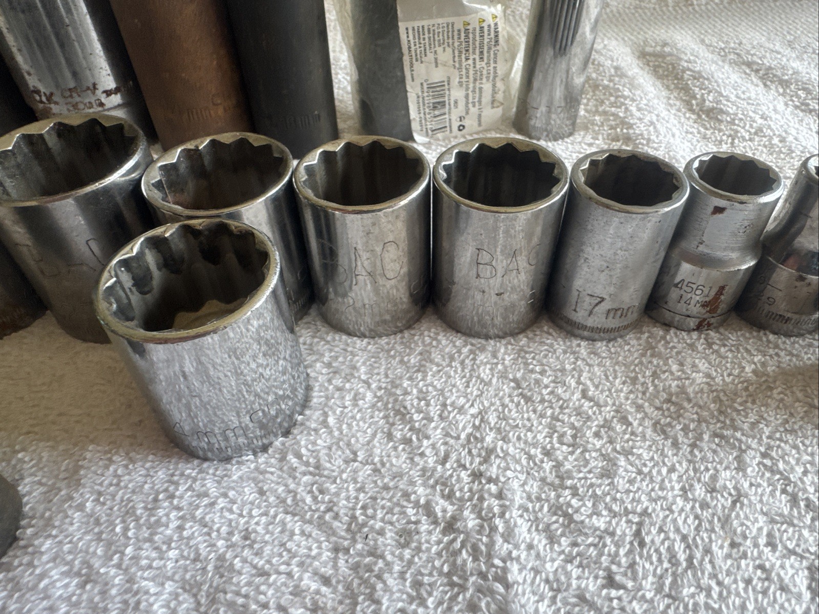 Assorted 1/2” Impact Metric Sockets 22 Pc In All Mostly Craftsman