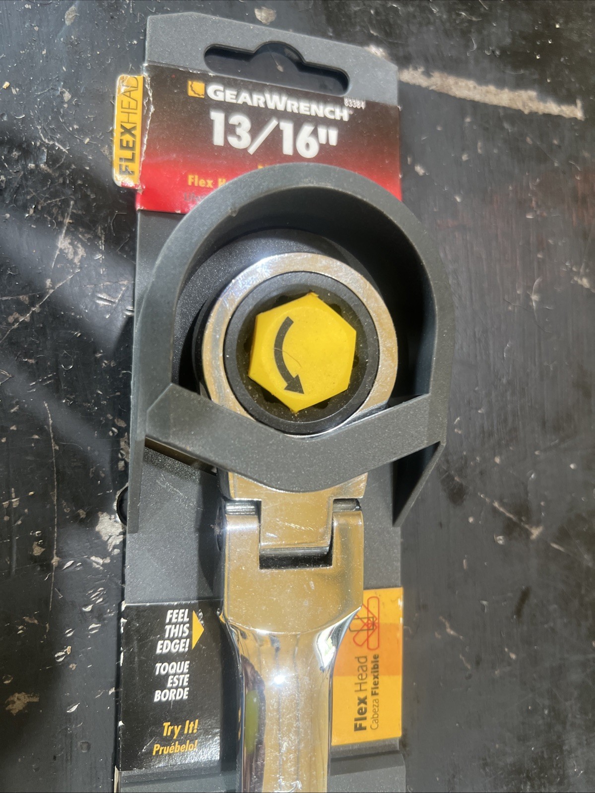 Gearwrench 83384 13/16 Flex Head Ratcheting Combination Wrench Brand NEW