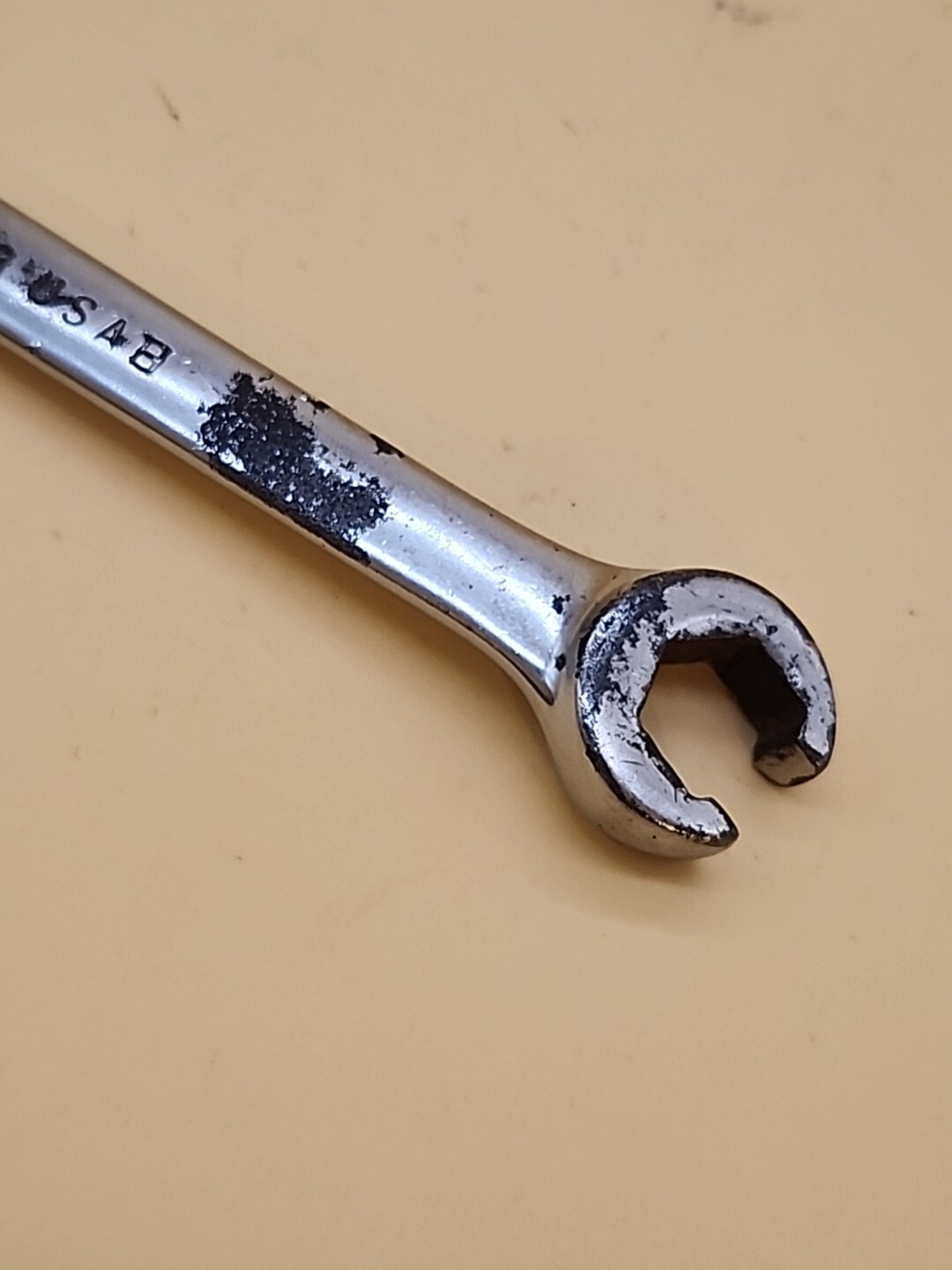 Snap-on Tools RXS18 9/16″ SAE Open End/ Flare Nut Wrench 6 pt USA