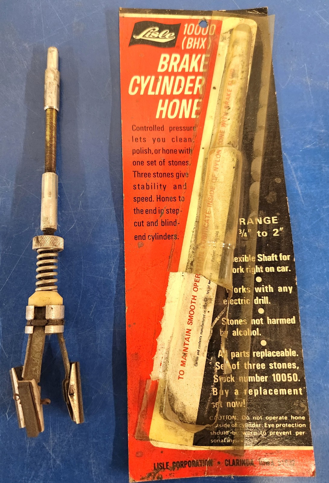 LISLE 10000 BRAKE CYLINDER HONE TOOL WITH FLEXIBLE SHAFT