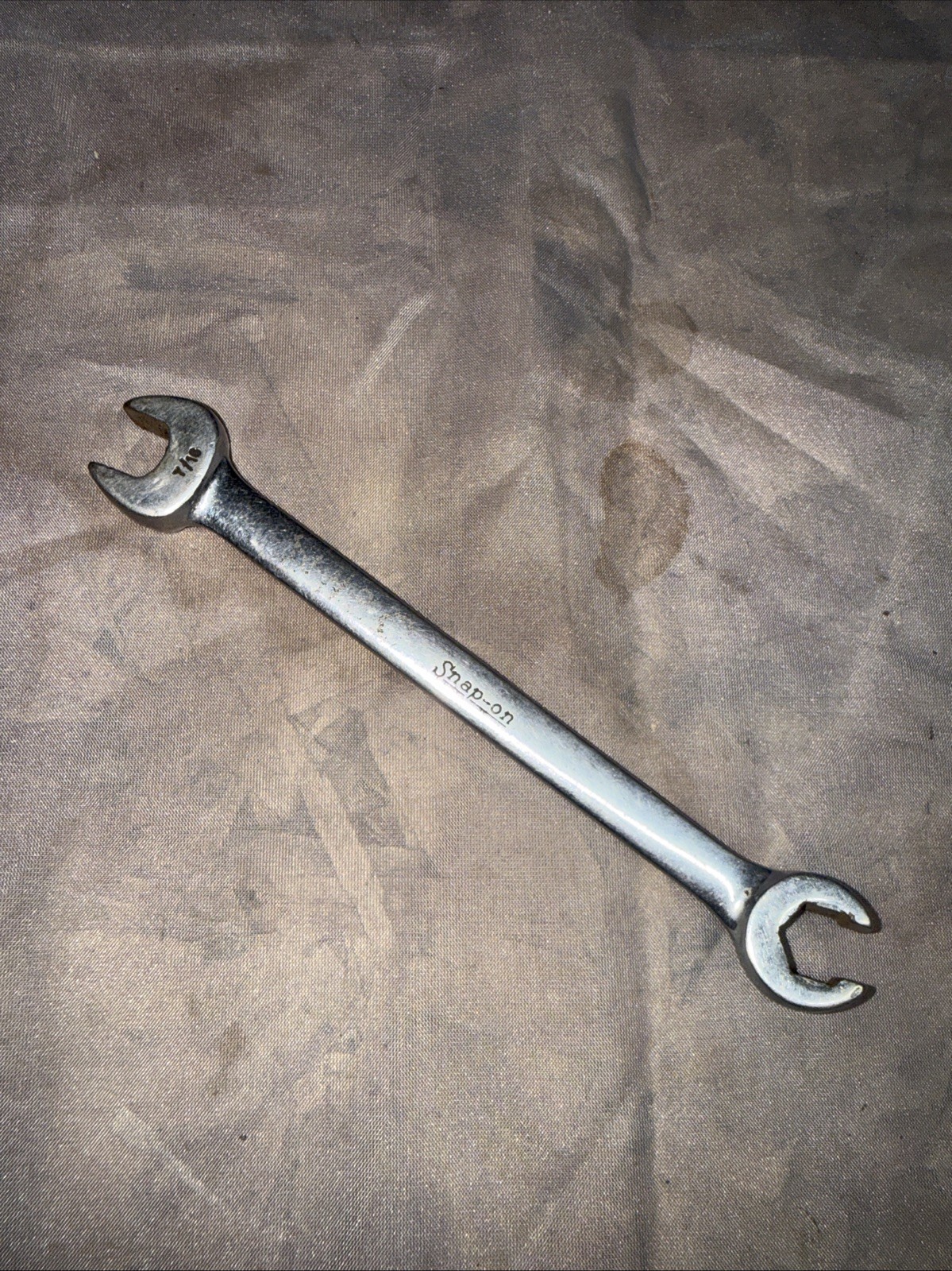 Snap-on 7/16 Flare Wrench RXS14 7/16″ SAE 6Pt Point Flare Nut Line Wrench USA