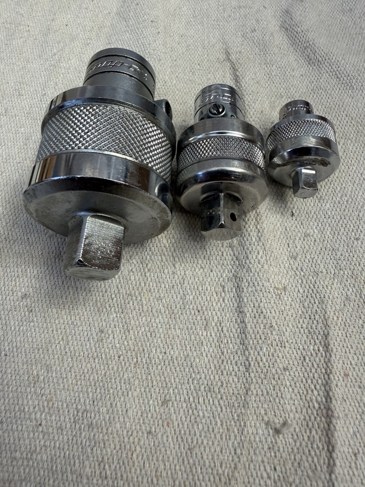 Snap-On TM67A F77A S77 Ratcheting Breaker Bar Adapter Set 1/4 3/8 1/2 USA