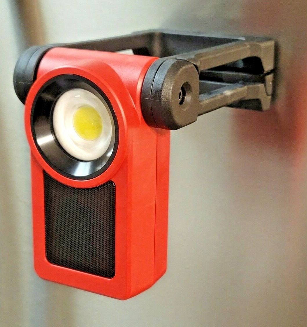ATD SABER 1000 L Work Light w/5w Bluetooth Speaker, Clamp & Magnetic Base #80211