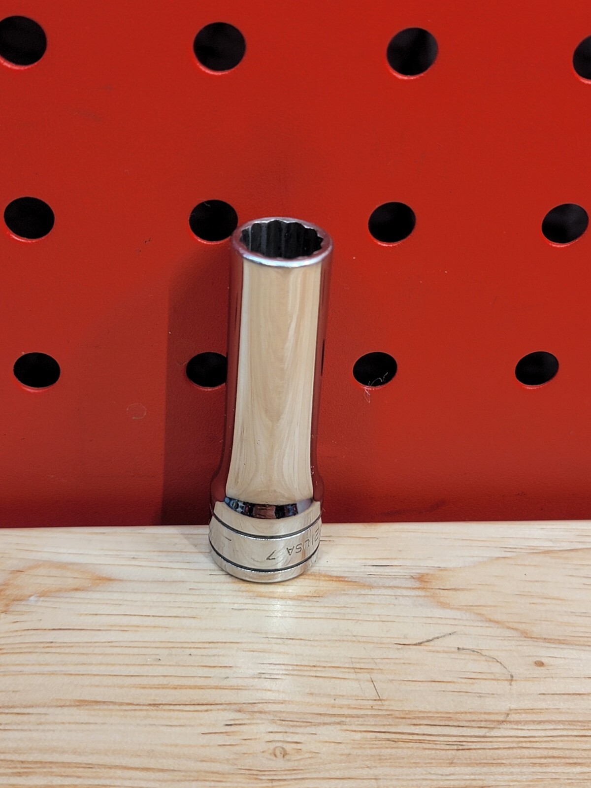 Snap-on Tools SF121 3/8″ SAE 3/8″ Drive 12-Point Deep Chrome Socket USA