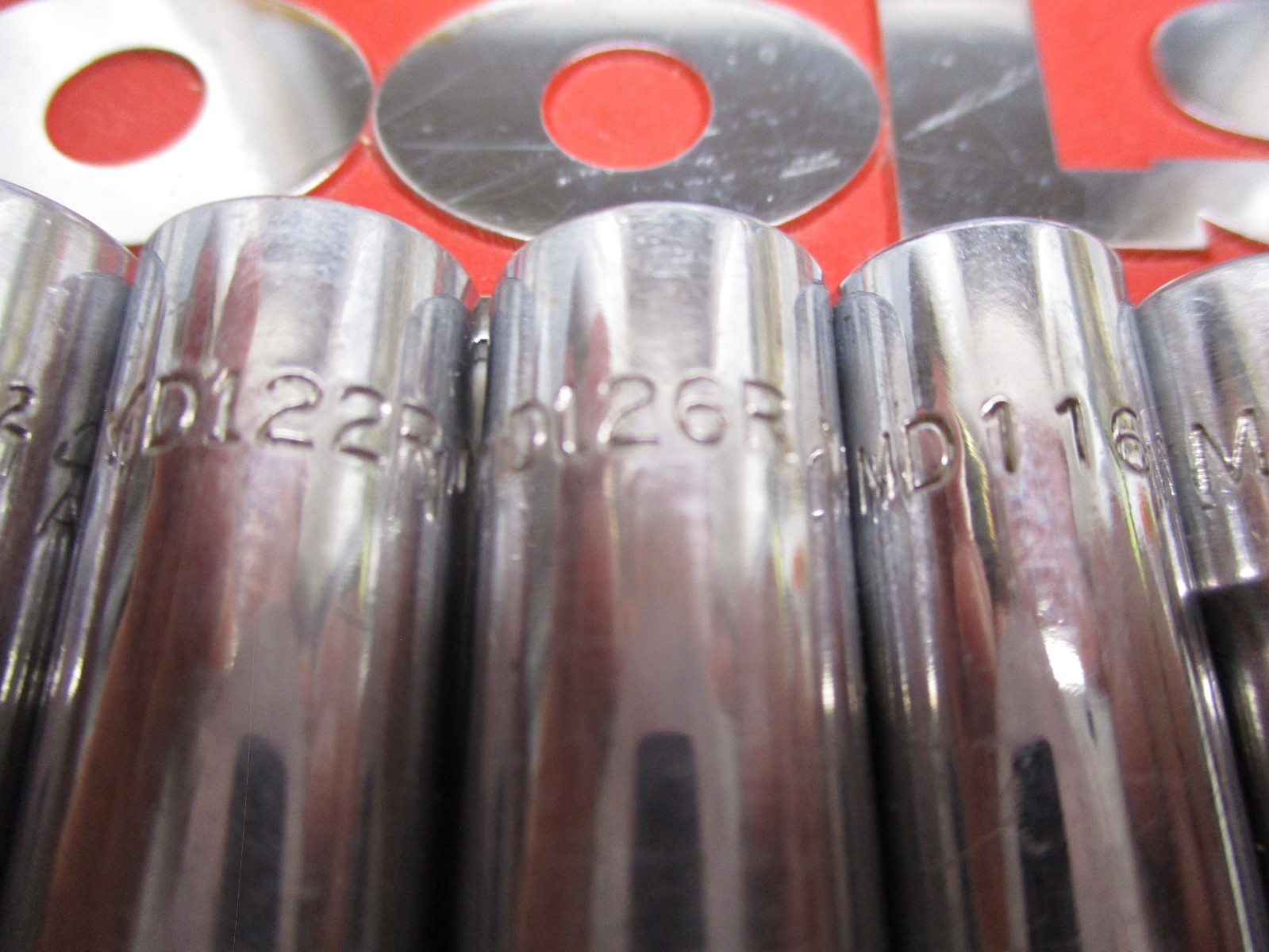 MAC TOOLS 1/4″ DP SOCKET 6PCS 1/4″ ,11/32″, 3/8, 7/16, 9/16 ALL 6PT, 1 3/8″ 12PT