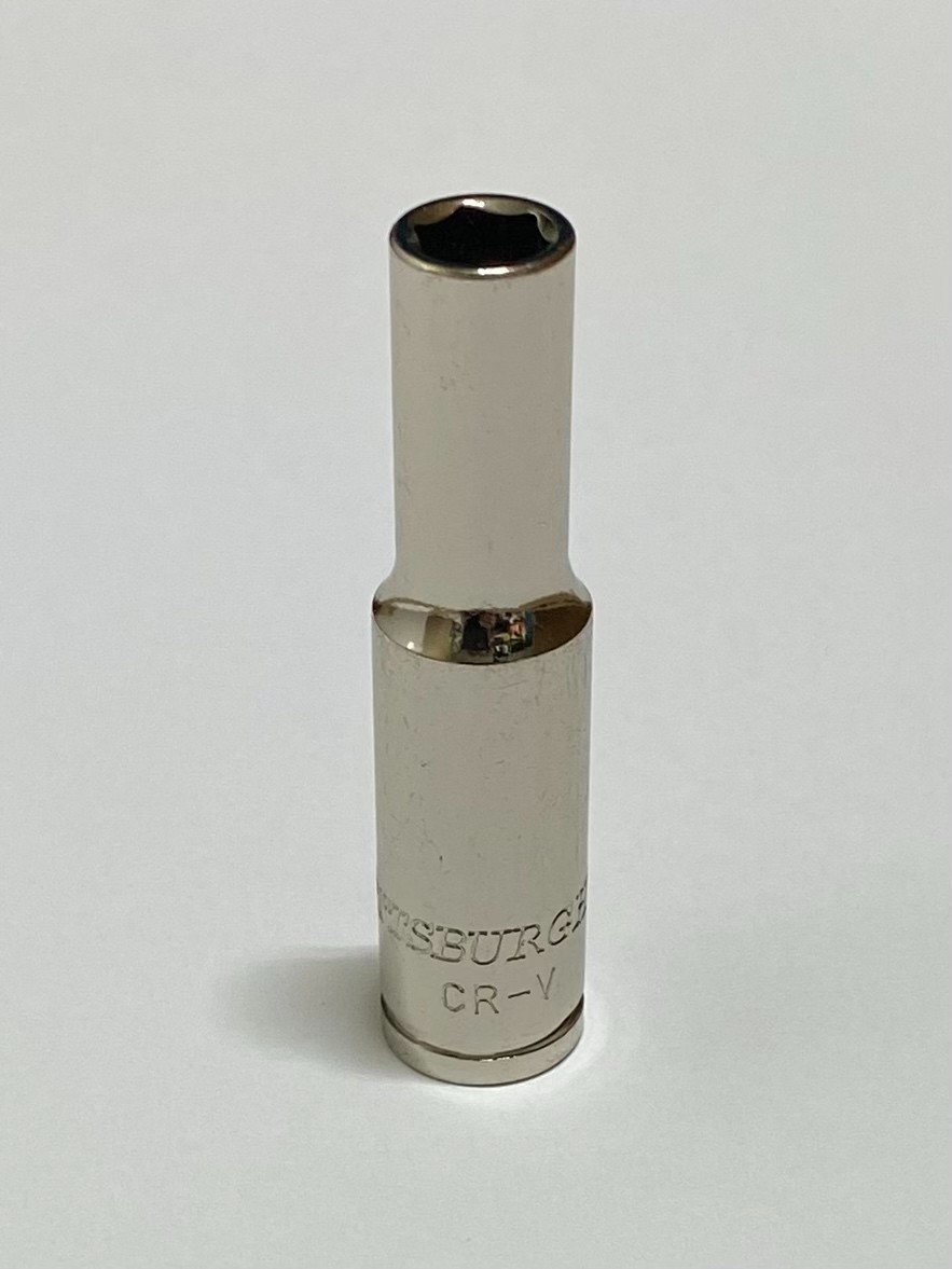 Pittsburgh Pro 6mm 1/4″ Drive 6 Point Metric Deep Socket 2 inches Long