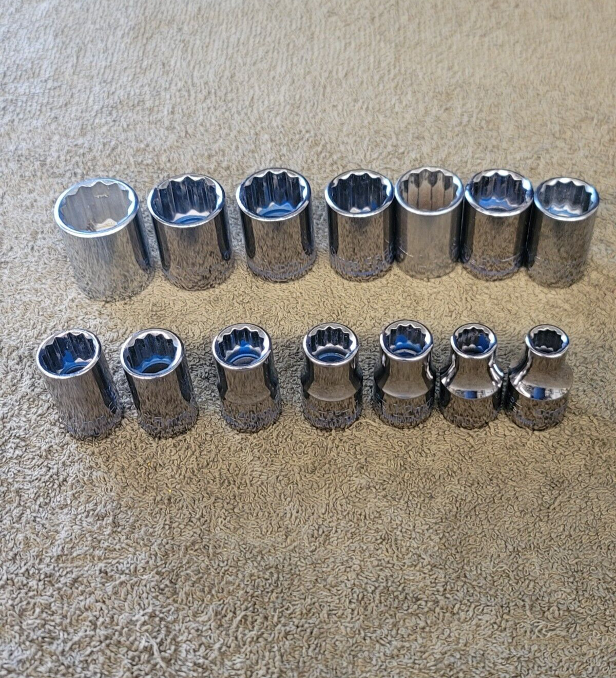 14 Craftsman Metric Socket Set 1/2″ Drive 24mm to 9mm G2 Tools USA