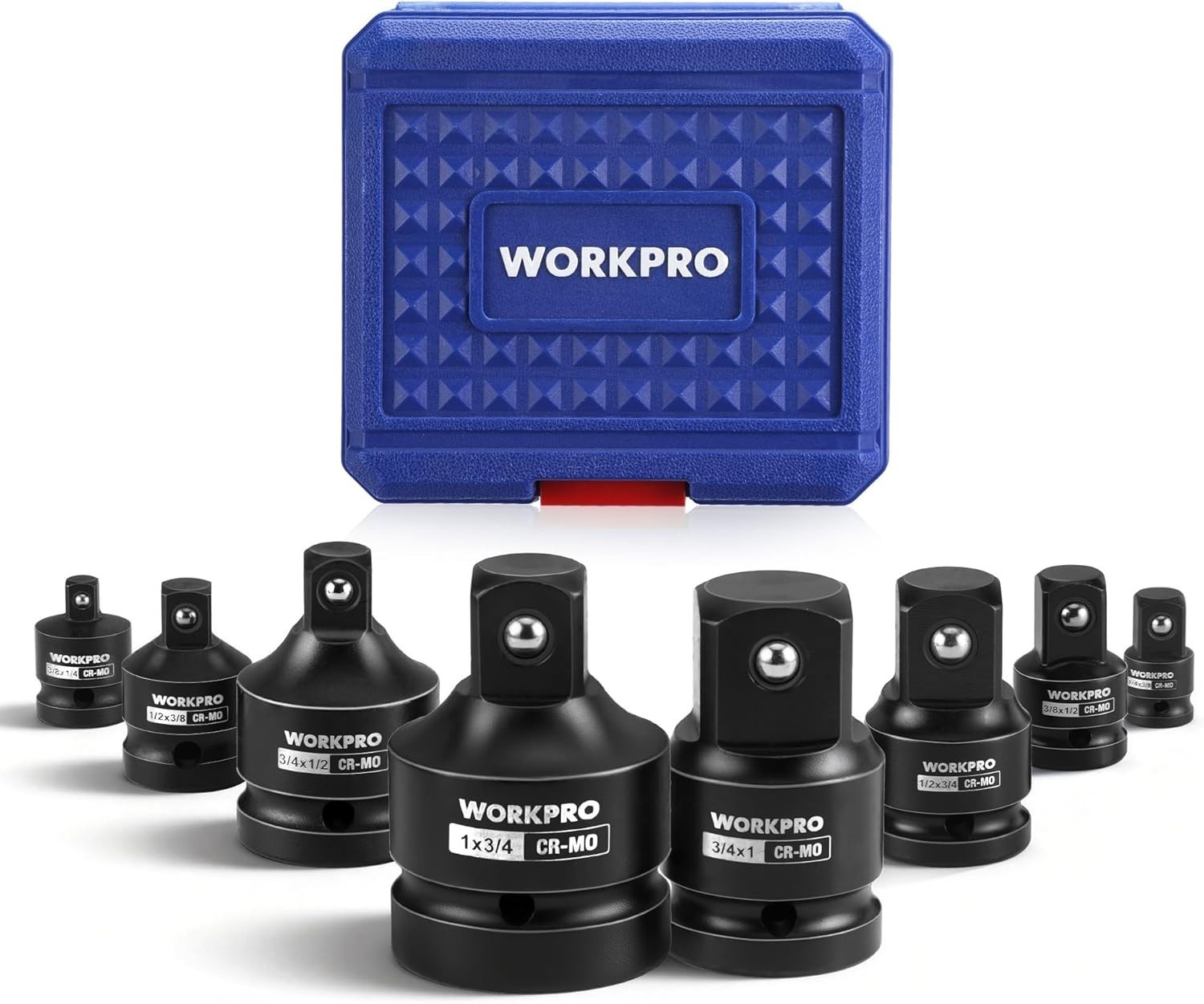 Impact Socket Adapter Set 8PC 1/4″ 3/8″ 1/2″ 3/4″ 1″ Drive