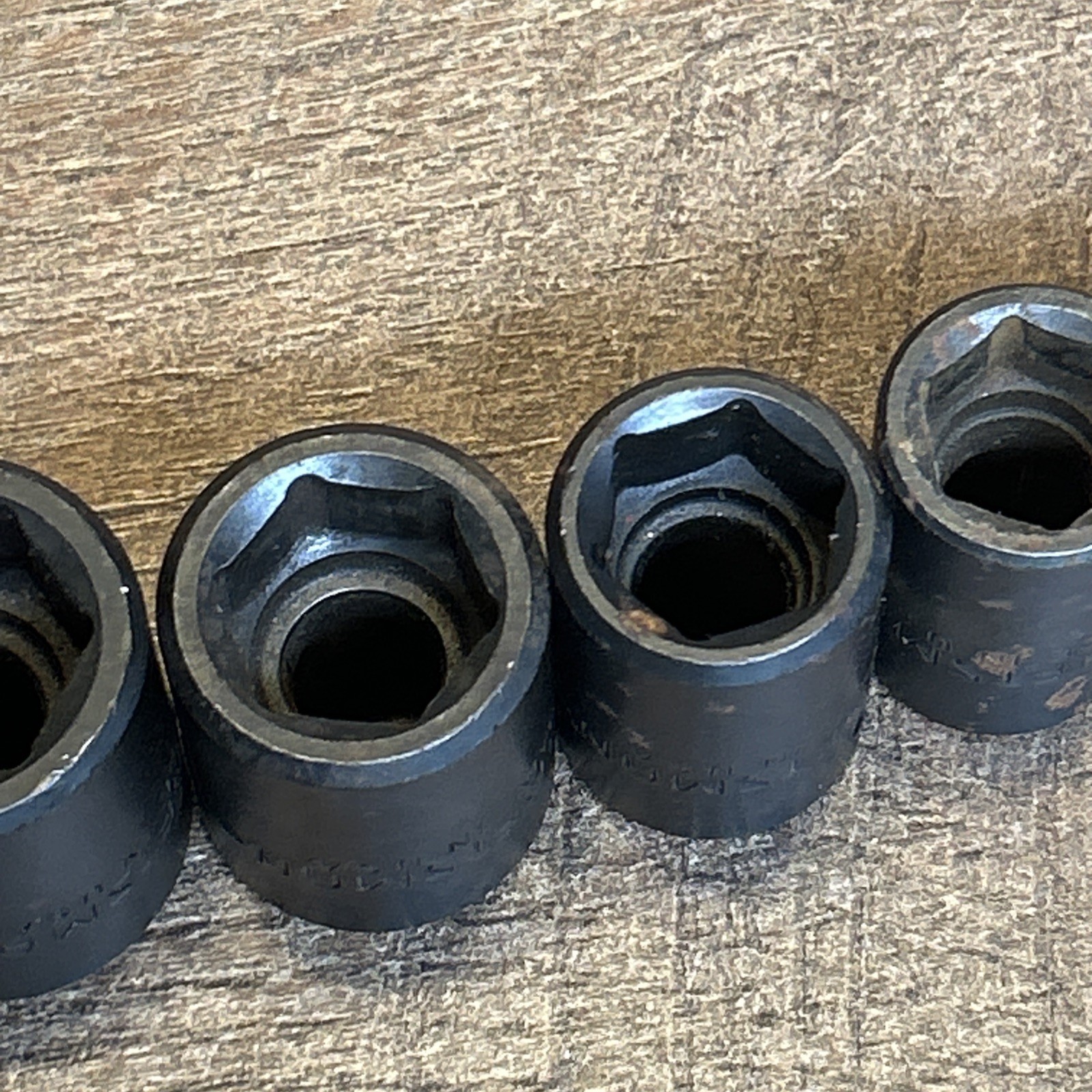 Vintage CRAFTSMAN 1/2″ Drive SAE Shallow Impact Socket Set GK Series