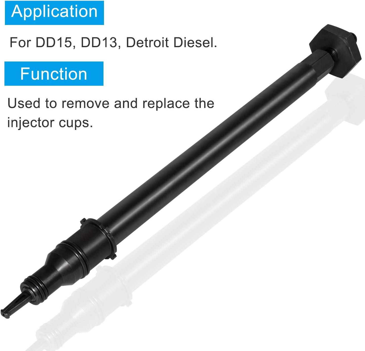 Injector Cup Remover Engine Barring Tool For Detroit Diesel DD13 DD15 DD16