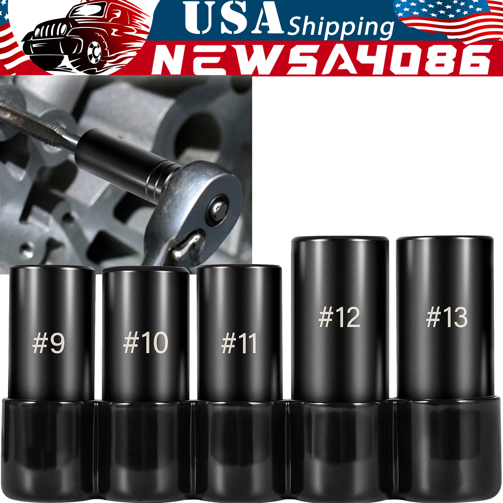 71670 Tap Socket Fit 1/2″ Drive 5/8″, 11/16″, 3/4″, 7/8″ , 1″ Taps