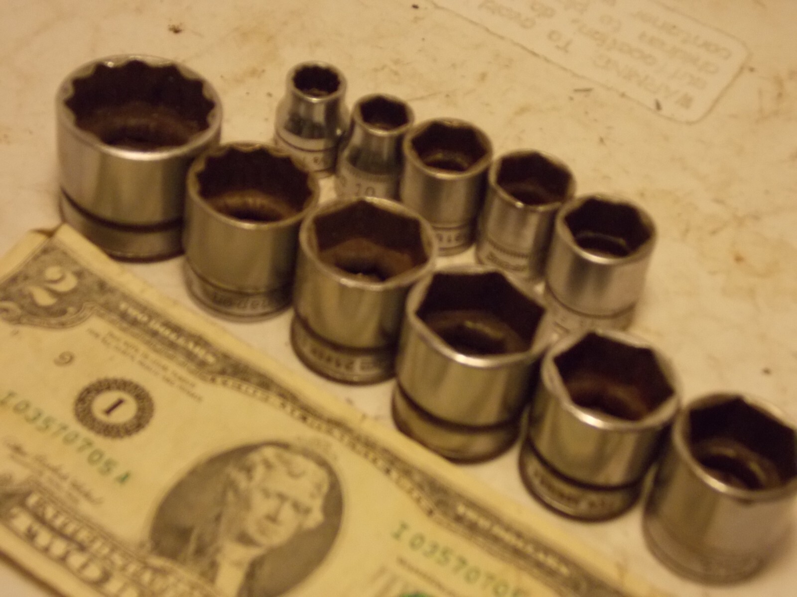 Snap on 3/8″ Drive Shallow Chrome Sockets Singles 26 26mm 3/4 FREE shipafter1