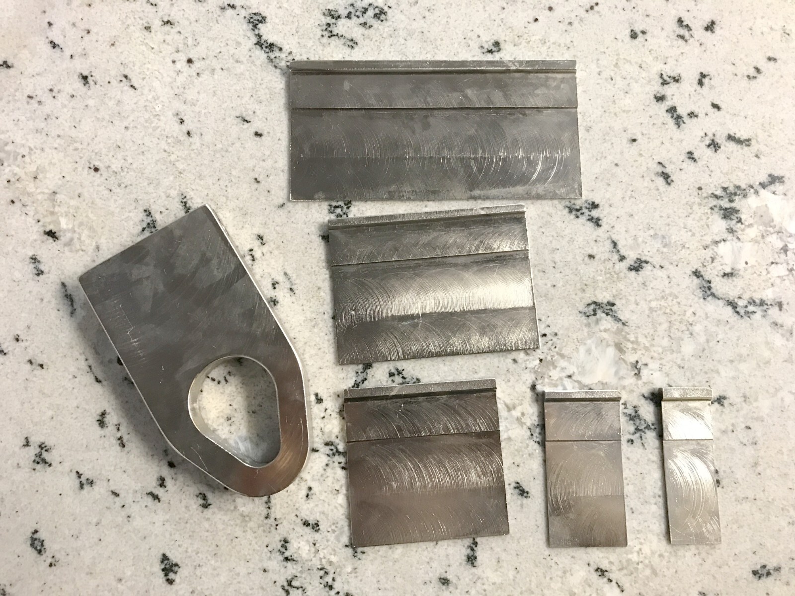 AUTO BODY WELD AND PULL CLAMP COMPLETE 5 PIECE SET VERY HI QUALITY CHROME PLATED