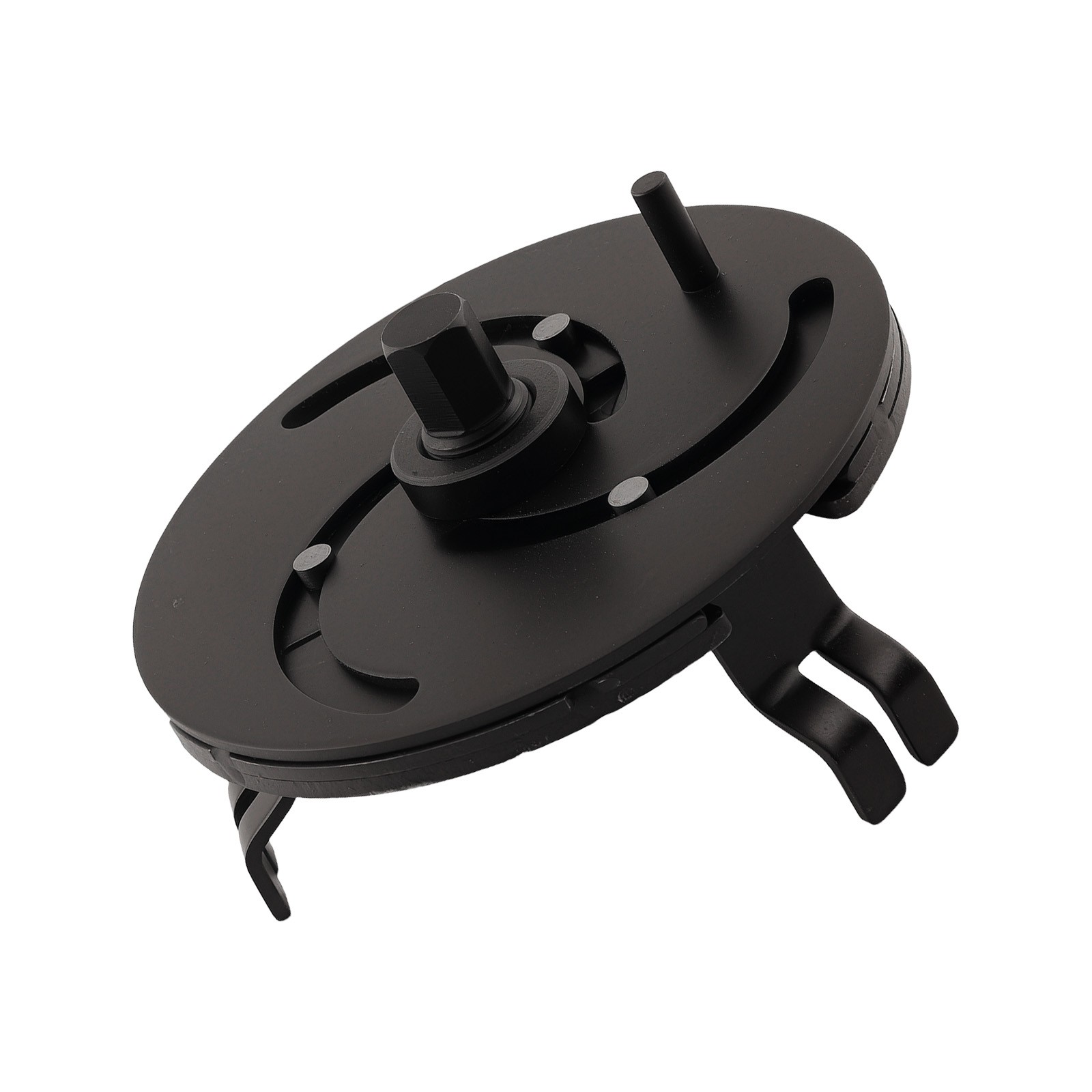 Adjustable 3-Jaw Fuel Tank Cap Tool for Cars 100-170mm Steel Construction