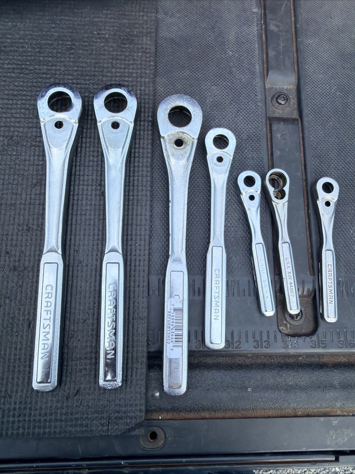 7pc Sears Craftsman Ratchet Bodies Only No Guts Many New 1/2” 3/8 1/4”