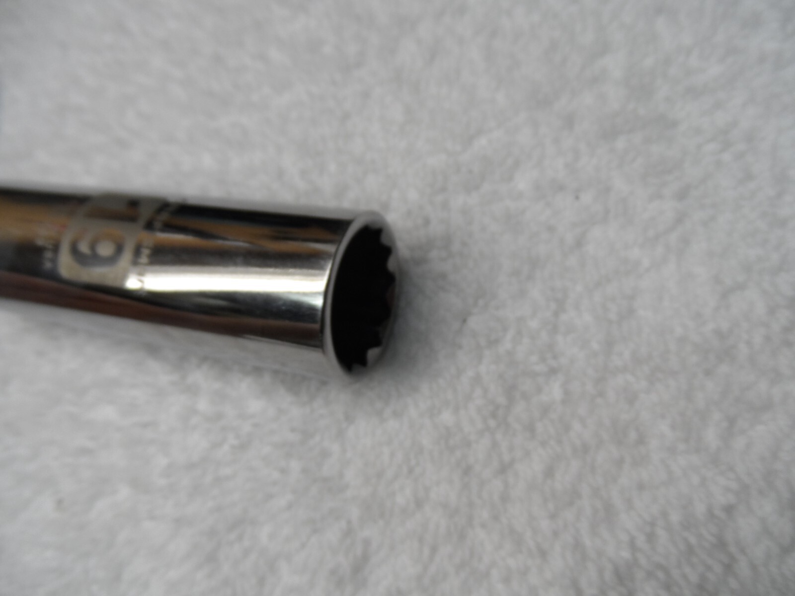 Craftsman 1/2″ Drive Metric MM Deep Socket, 19mm 12pt laser USA PN 50769 (loose)