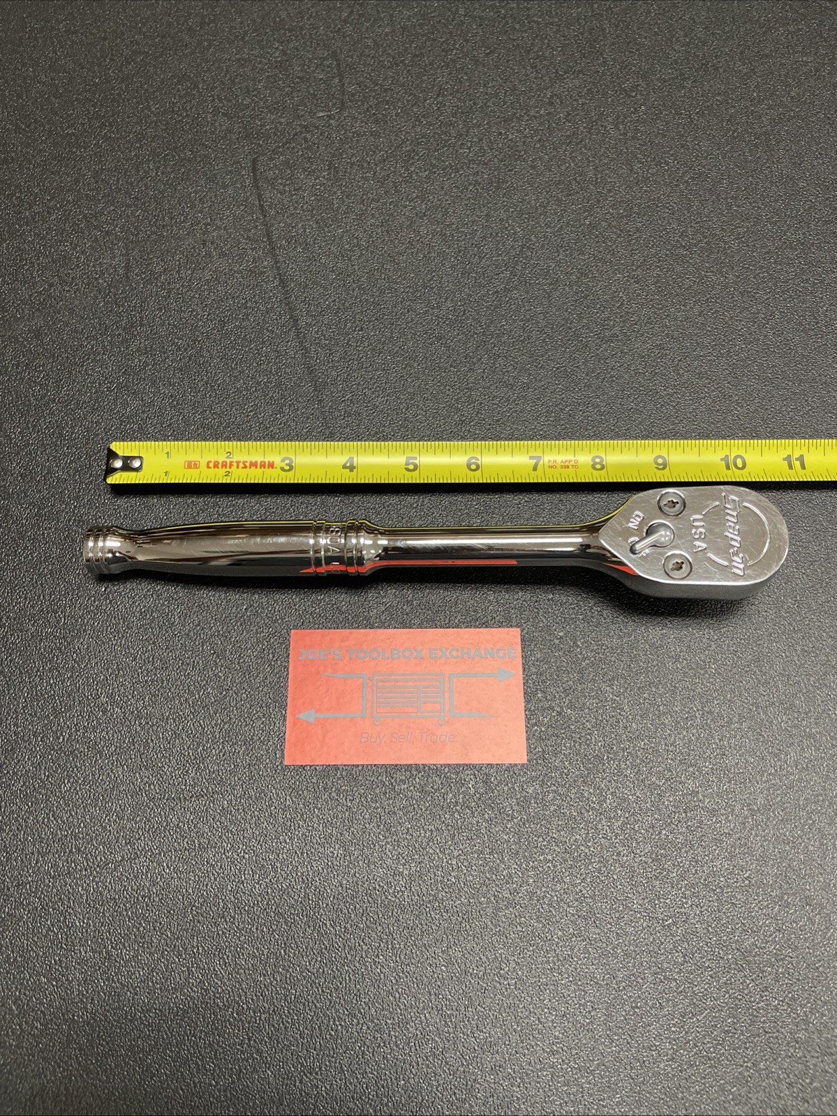 Snap-on Tools USED NEW STYLE 1/2″ Drive Fine 80 Tooth Chrome Handle Ratchet S80A
