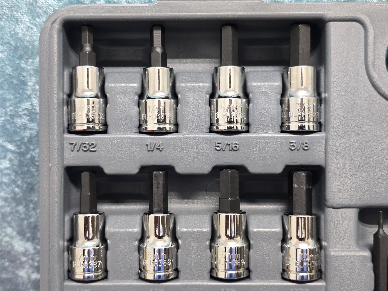 BLUE POINT 87PC TORX AND HEX BIT SOCKET SET BLPTHC87