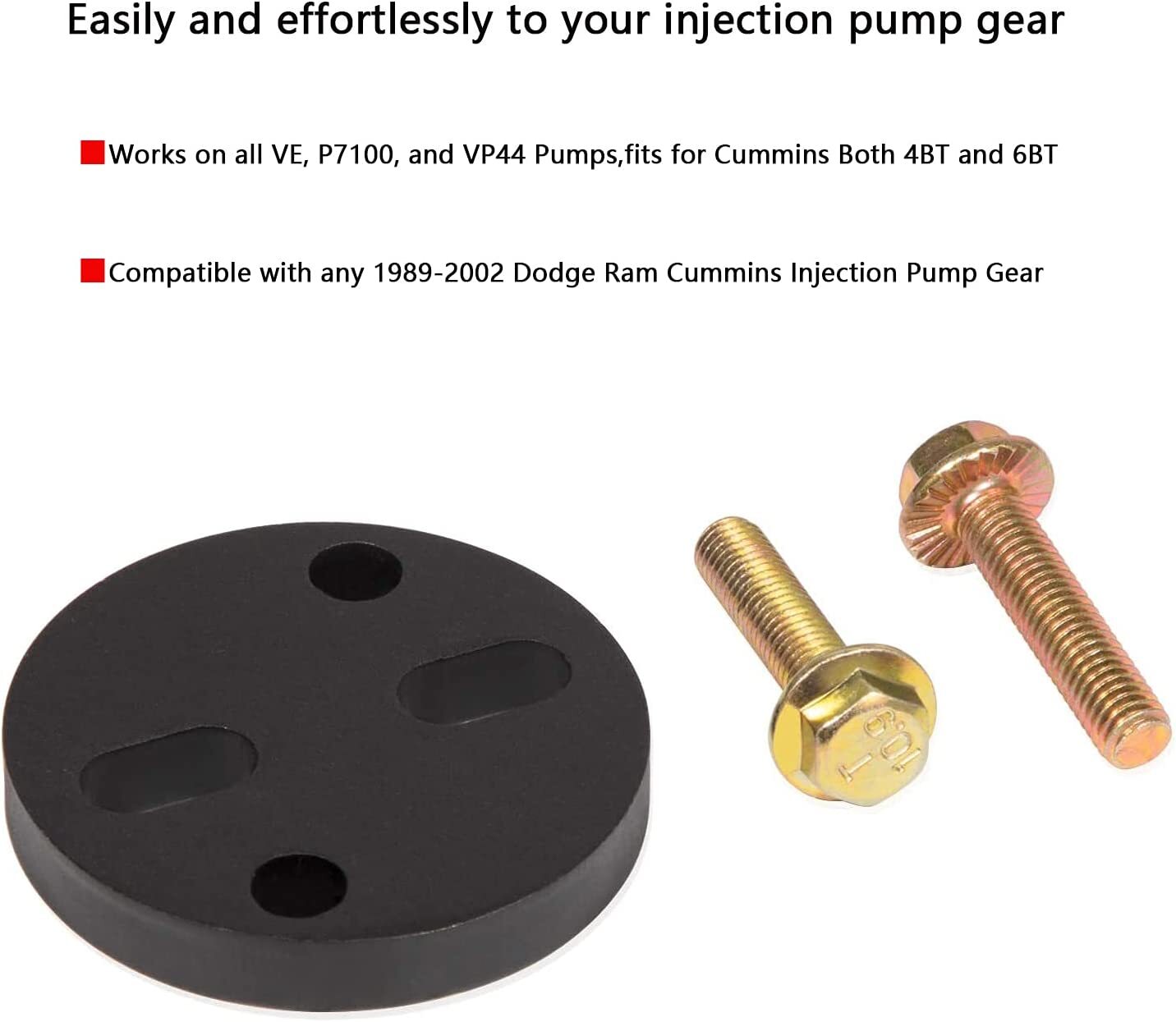 13mm Idle Lock Nut Wrench & Gear Puller & Engine Barring Tool for Dodge Cummins