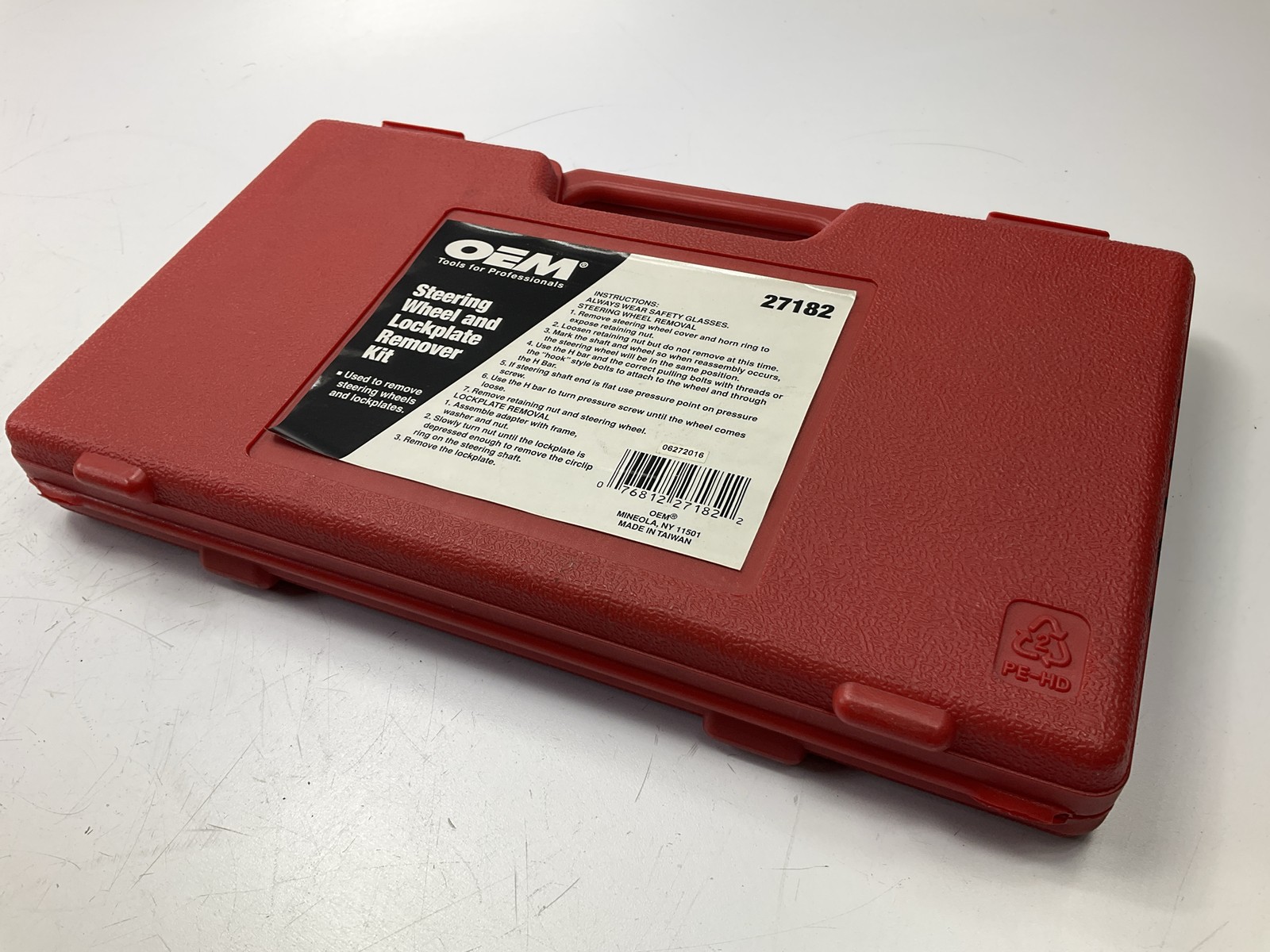 USED #28 – OEM TOOLS 27182 Steering Wheel Puller Set Removal Kit Lock Plate Tool