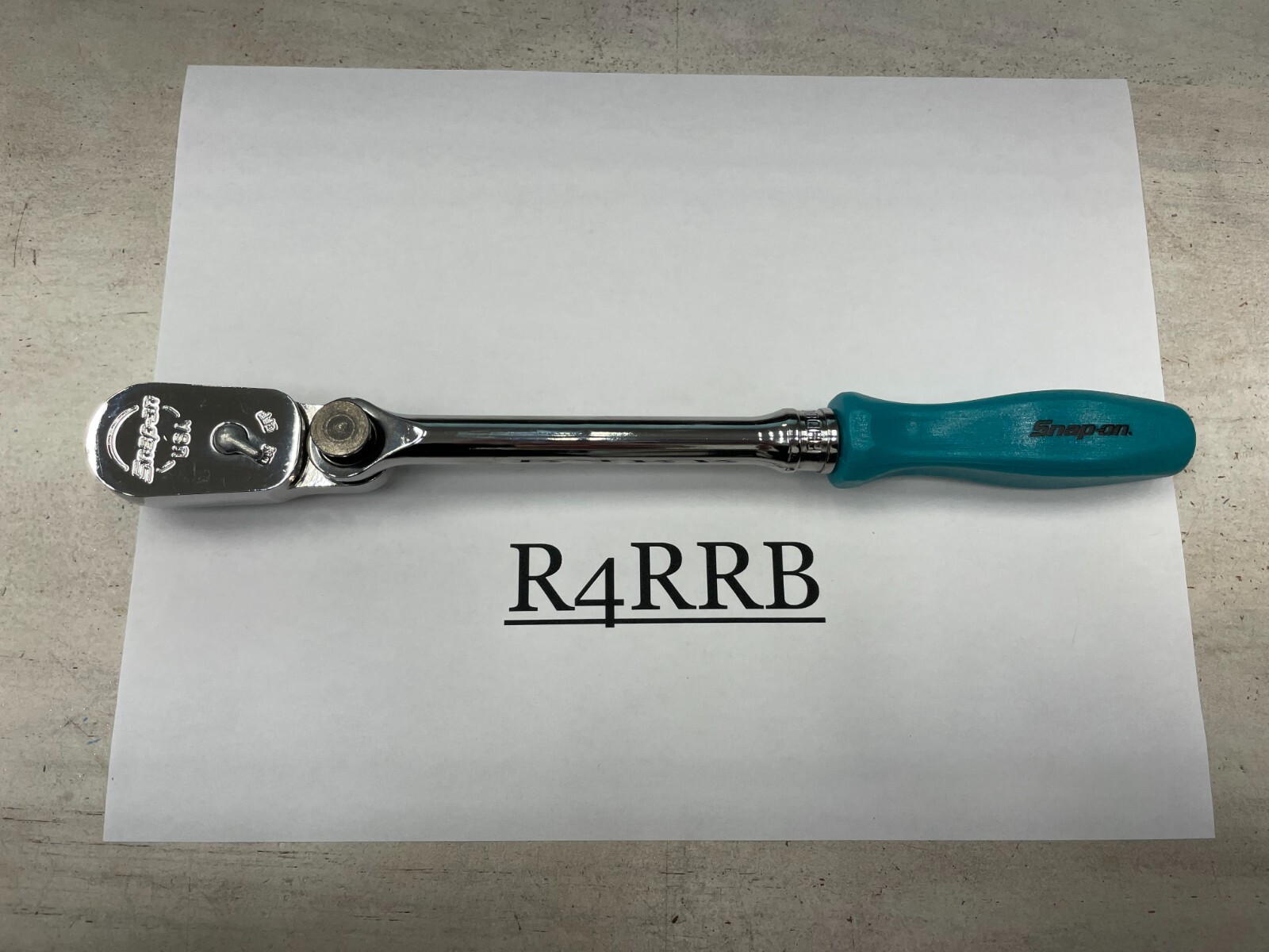 Snap-on Tools USA NEW TEAL 3/8″ Drive Hard Grip Multi-Position Ratchet FHD80MTL