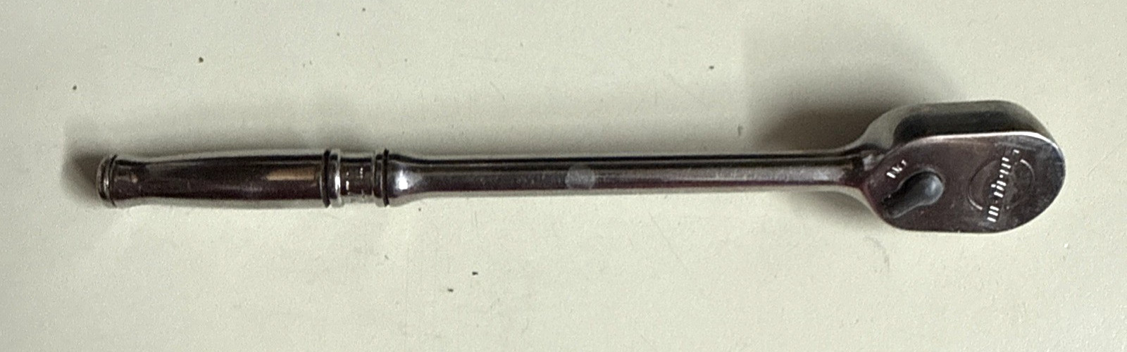 Snap-On TL72 1/4″ Dual Drive Long Handle 6.5″ Chrome Ratchet, Sealed Head