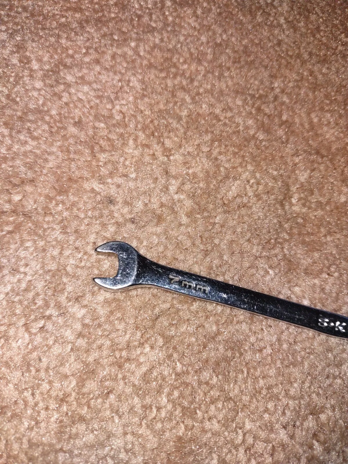 S-K Professional Tools #88707 Metric 7mm 6 Point Standard Combination Wrench