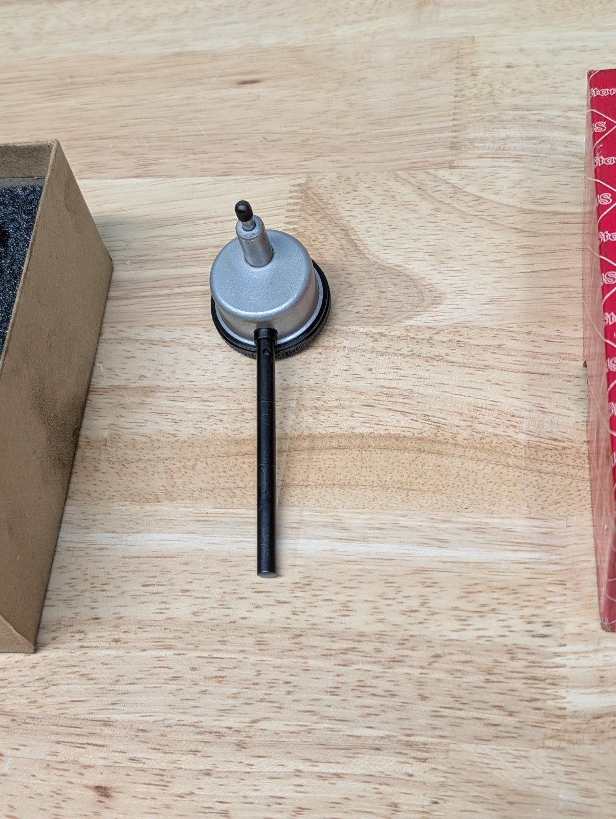 Starrett 651MB1 Back Plunger Indicator 5mm Range 0.01mm Tool , Miller 9524
