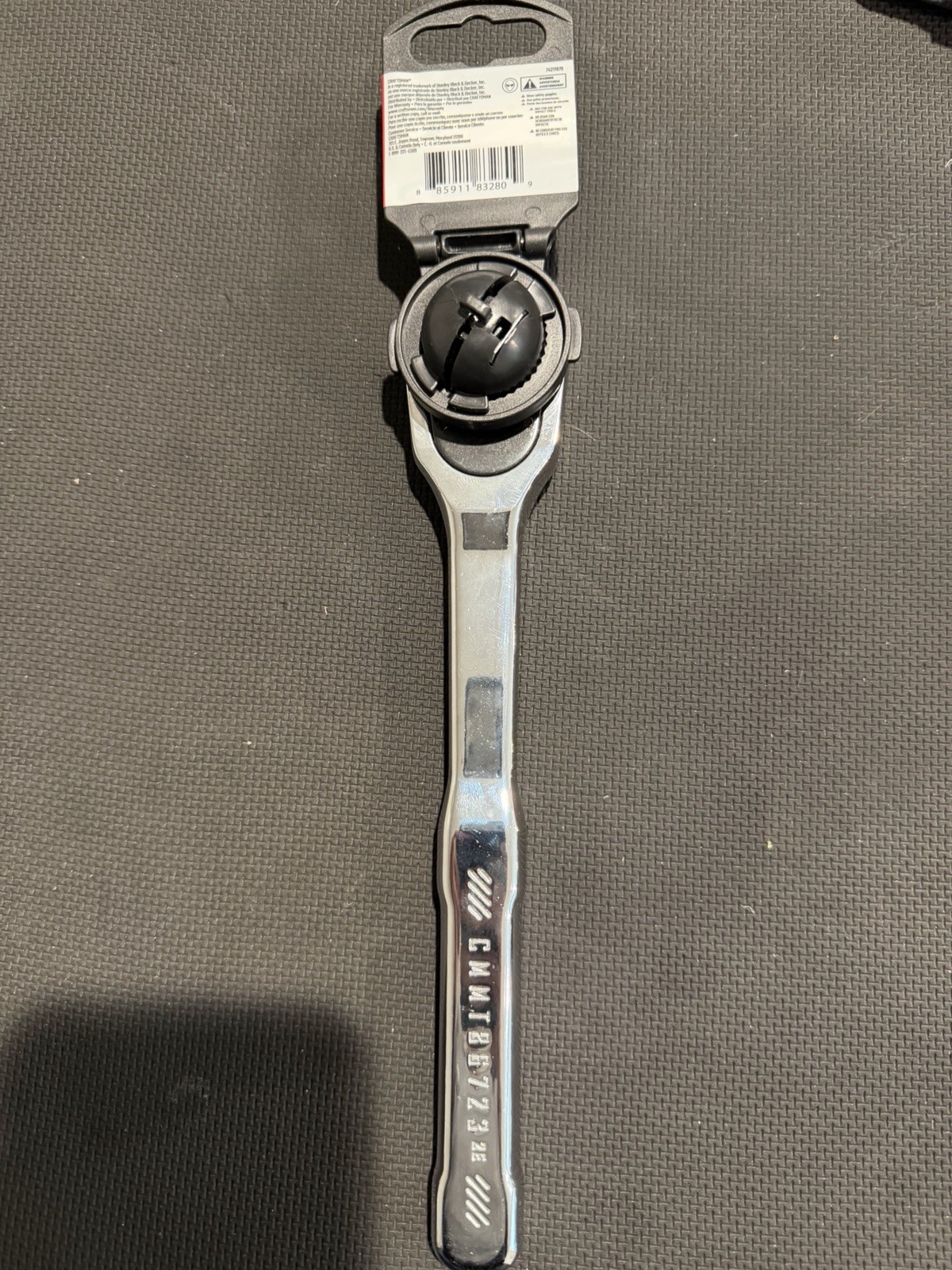 CRAFTSMAN72 -Tooth 1/2-in Drive Full polish Handle Ratchet