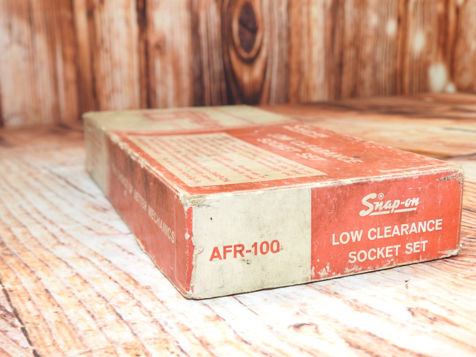 AFR-100 1964-69 Snap On Low Clearance PASS THRU Ratcheting Socket Set