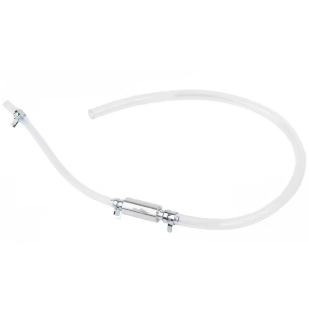 Brake Bleeder Hose, One Way Check Valve Tube Bleeding Tool Kit Silver US