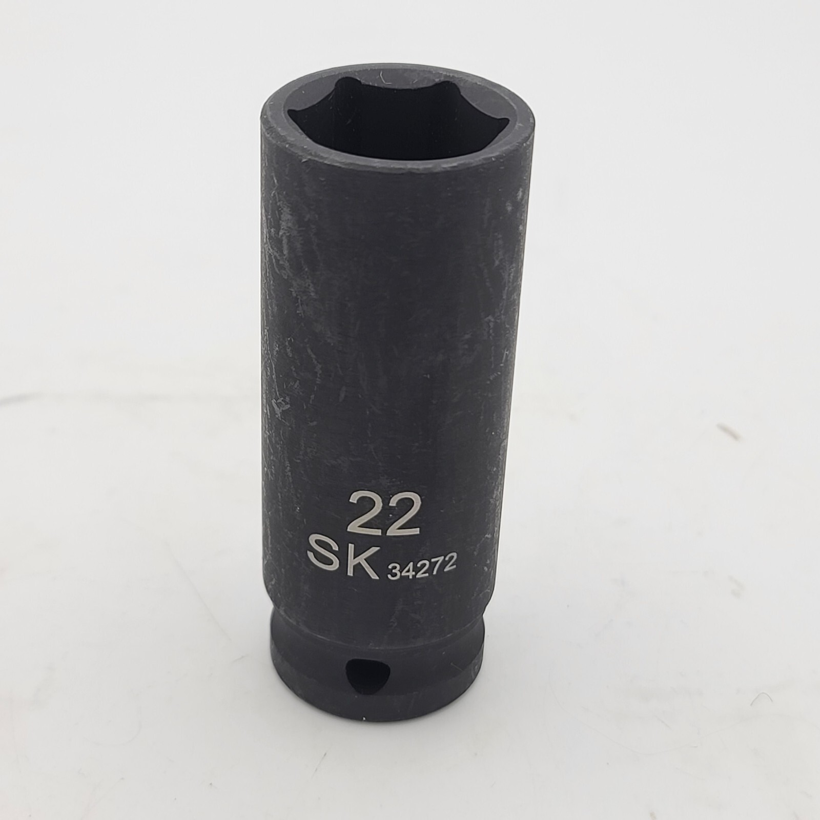 SK Hand Tools 34272 1/2″ Dr. 22mm 6pt Deep Metric Impact Socket