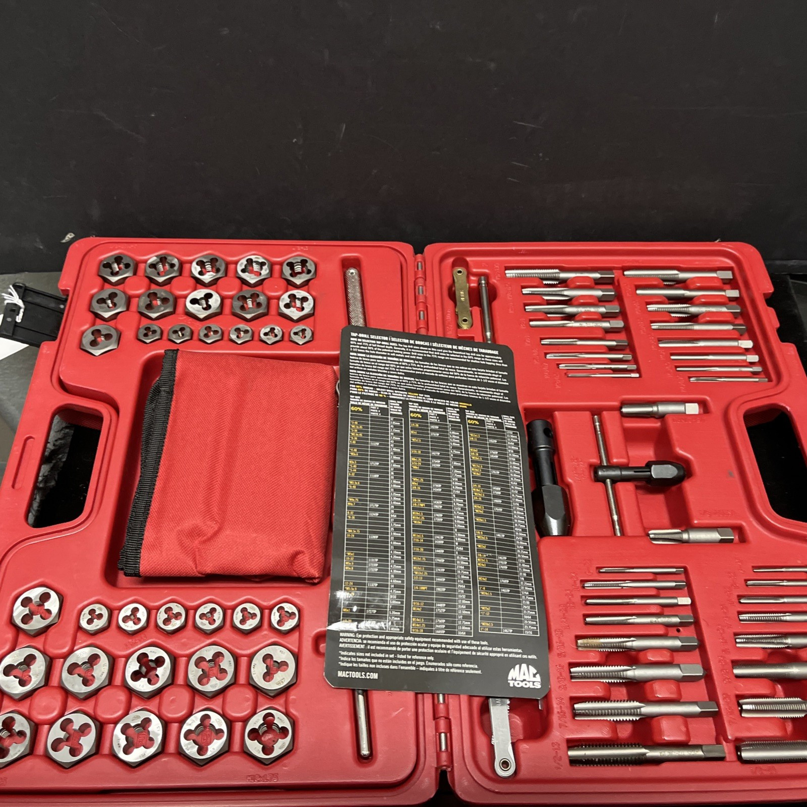 Mac Tools 117 Piece Tap & Die Drill Extractor Super Set