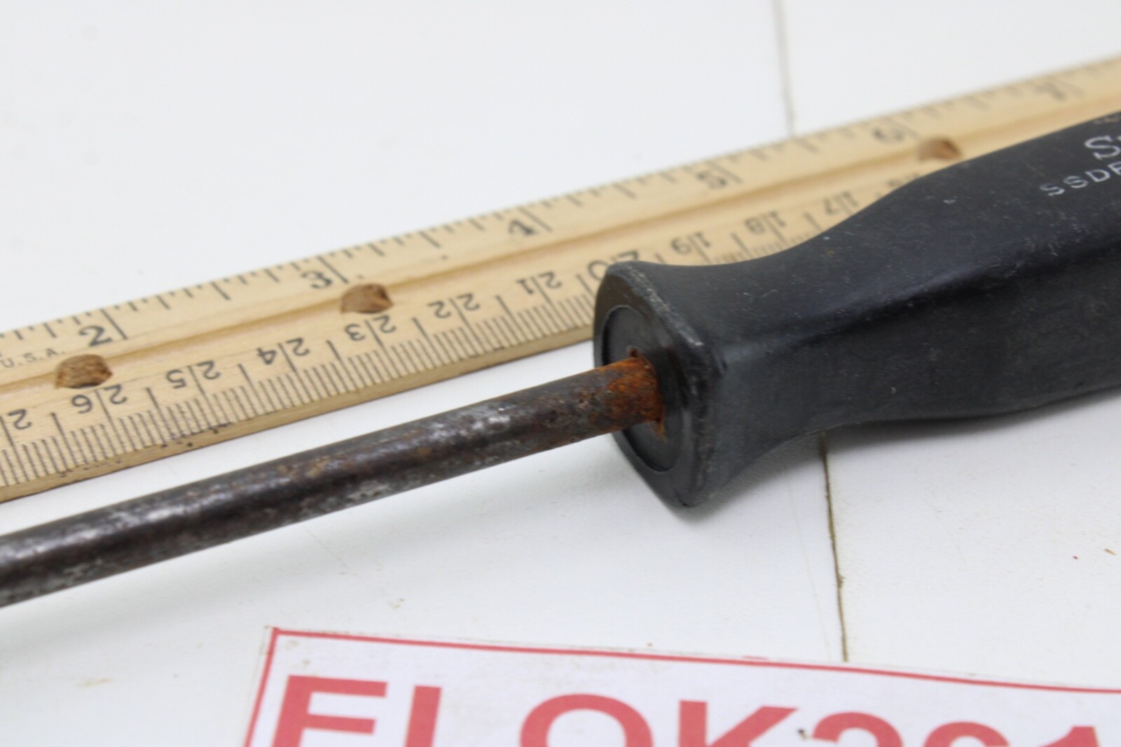 Snap-On SSDR-4 R & P # 2 Philips 4″ Shank Black Handle Screwdriver USA